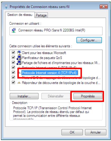 HERCULES HWNU-300 - Windows Vista : Partager une connexion ADSL dans un réseau de type Infrastructure - 3