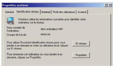 HERCULES HWNU-300 - Créer un groupe de travail sous Windows 2000 - 1