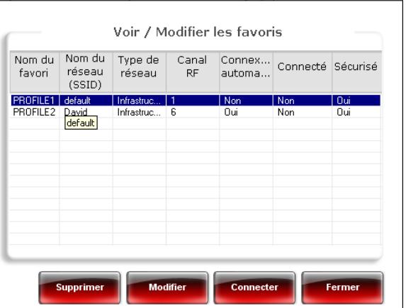HERCULES HWNU-300 - Voir, modifier ou ajouter des favors - Créer un réseau Ad hoc - 1