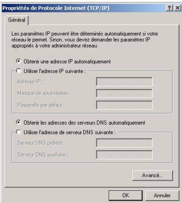 HERCULES HWNU-300 - Windows 2000: Partager une connexion ADSL dans un réseau de type Infrastructure - 3