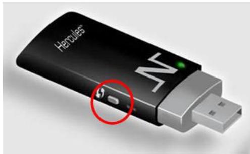 HERCULES HWNU-300 - Se connecter à un réseau avec le bouton WPS situé sur la clé Hercules Wireless N - 1