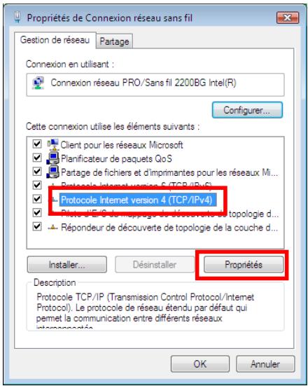 HERCULES HWNUM-300 - Windows Vista : Partager une connexion ADSL dans un réseau de type Infrastructure - 3