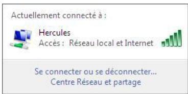 HERCULES HWNUM-300 - Windows Vista : Partager une connexion ADSL dans un réseau de type Infrastructure - 1