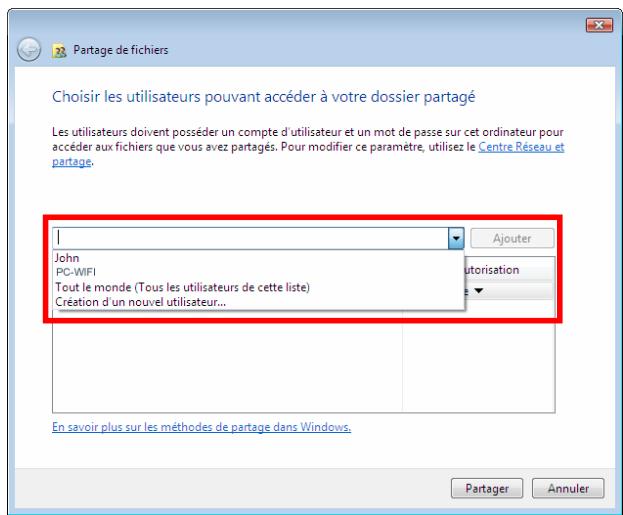 HERCULES MODEM ROUTER 802.11G A-54 - Windows Vista : Mettre en partage des dossiers publics ou personnels - 2