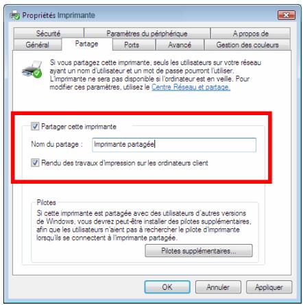 HERCULES MODEM ROUTER 802.11G A-54 - Sur l'ordinateur connecté à l'imprimante : - 4