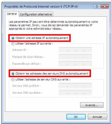 HERCULES ROUTER 802.11G-54 - Procedez comme suit pour chaque ordinateur qui va utiliser la connexion Internet partagée: - 4