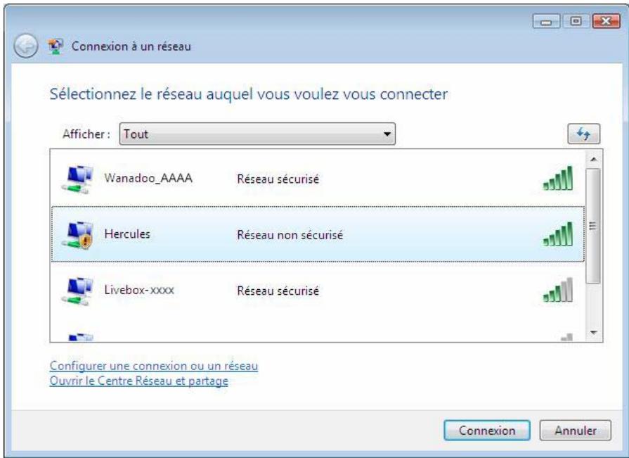 HERCULES ROUTER 802.11G-54 - Se connecter à un réseau sans fil - 3