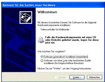 HERCULES SMART TV - Treiberinstallation unter Windows XP - 1