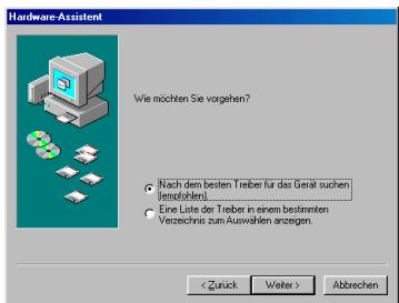 HERCULES SMART TV - Treiberinstallation unter Windows 98 SE - 1