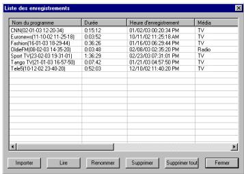 HERCULES SMART TV SATELLITE - 6.1.1.Enregistrement simple - 1