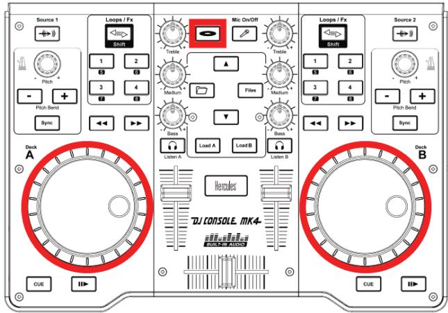 HERCULES VIRTUALDJ DJC MK4 - i) Mode Scratch - 1