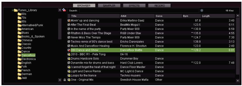 HERCULES VIRTUALDJ DJC MK4 - a) Explorateur de dossiers et explorateur de fichiers - 1