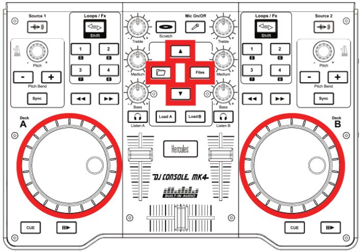 HERCULES VIRTUALDJ DJC MK4 - ii) Explorateur de fichiers - 1