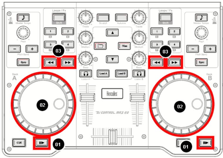 HERCULES VIRTUALDJ DJC MP3 E2 - Chargement et lecture d'un fichier audio - 2