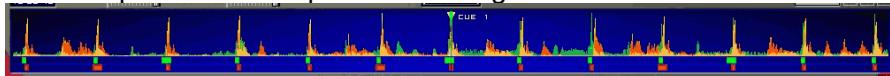 HERCULES VIRTUALDJ DJC MP3 E2 - e) Zone d'affichage de la forme d'onde - 1