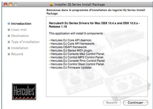 HERCULES DJ CONSOLE 4-MX - 3.1.3.Installation sur Mac - 1
