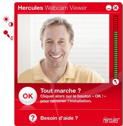 HERCULES DUALPIX EMOTION - Etape 3: Tester l'image et le son avec Webcam Station Evolution - 1