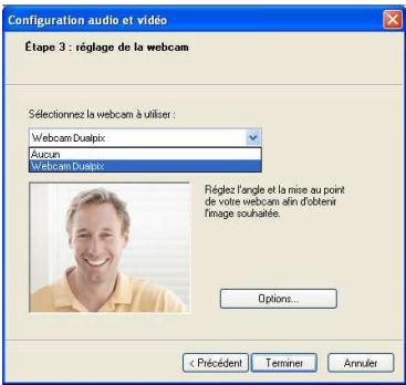 HERCULES DUALPIX HD - Configurer son messenger - 4