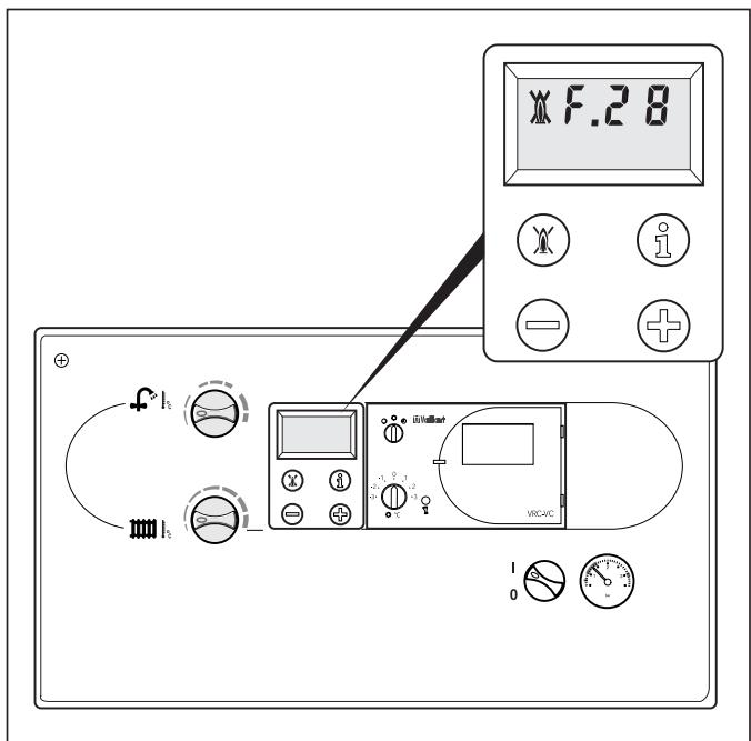 VAILLANT TURBOTOP PLUS - Reset déparasitage - 1