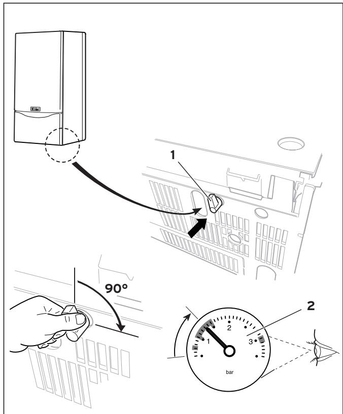 VAILLANT VU/VUW FR 242/2-5 - La préparation de l'eau chaude* fonctionne normalement, mais le chauffage ne se met pas en service - 1