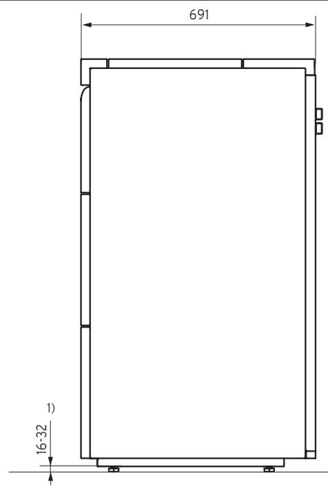 VAILLANT ACTOSTOR - Dimensions de l'appareil et des raccordements - 1