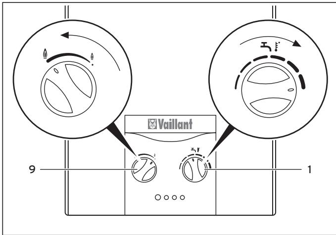 VAILLANT ATMOMAG 11-0-0 GX - Contrôle du fonctionnement de la sécurité de refoulement cheminée - 1