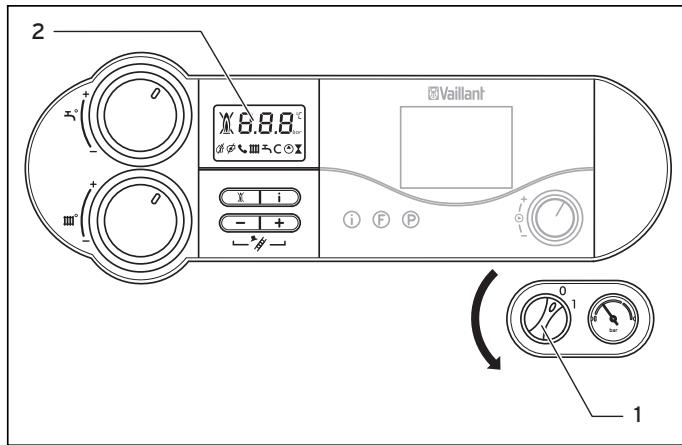 VAILLANT AUROCOMPACT - Spegnimento - 1