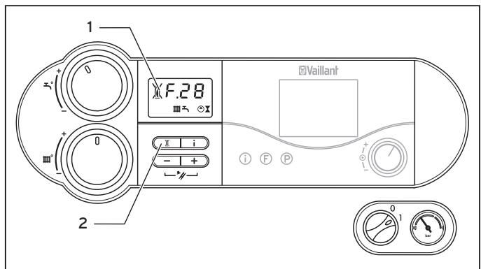 VAILLANT AUROCOMPACT - Anomalies du processus d'allumage - 1
