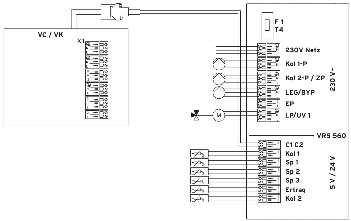 VAILLANT AUROMATIC 560 - Schéma hydraulique 3 - 4