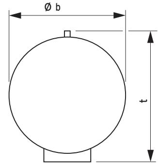 VAILLANT AUROSTOR - Dimensions de l'appareil et des raccords VIH RW - 3