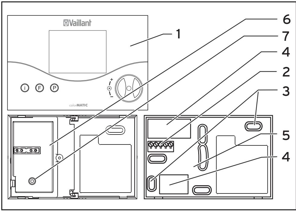 VAILLANT CALORMATIC 230 - Montage du thermostat d'ambiance - 1