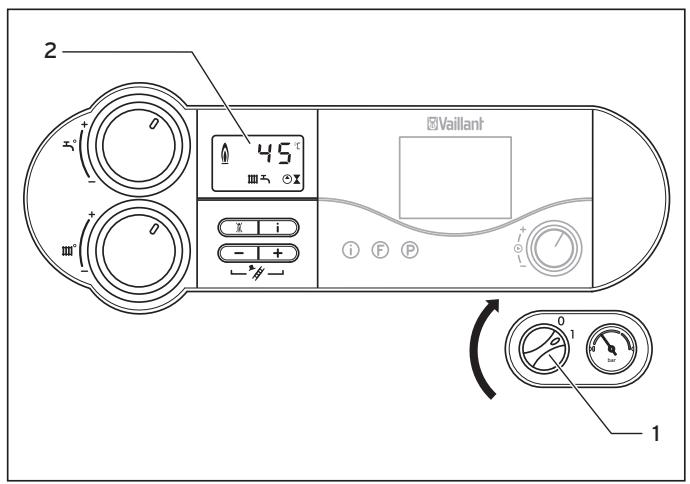 VAILLANT ECOCOMPACT - Attention! Dégàts matériels causés par l'absence de replissage de l'installation de chauffage! - 1