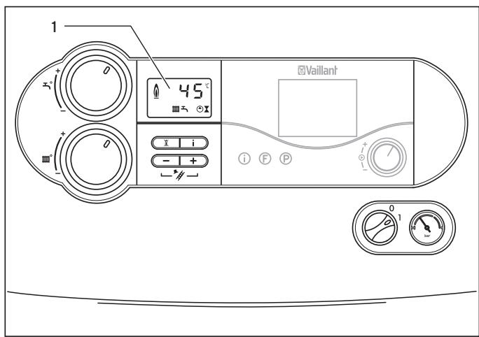 VAILLANT ECOCOMPACT - Vue d'ensemble des éléments de commande - 4