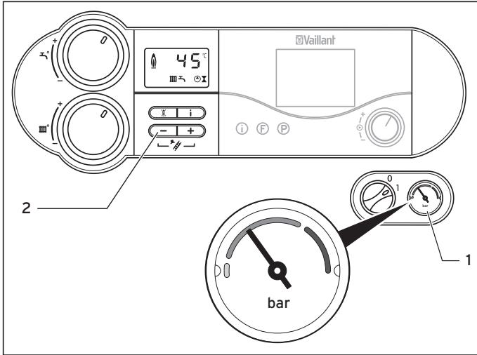 VAILLANT ECOCOMPACT - Vorsicht! Beschädigungsgefahr durch unsachgemäßes Befüllen! - 1