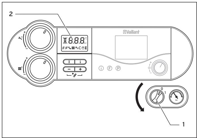 VAILLANT ECOCOMPACT - Buitenbedrijfstelling - 1