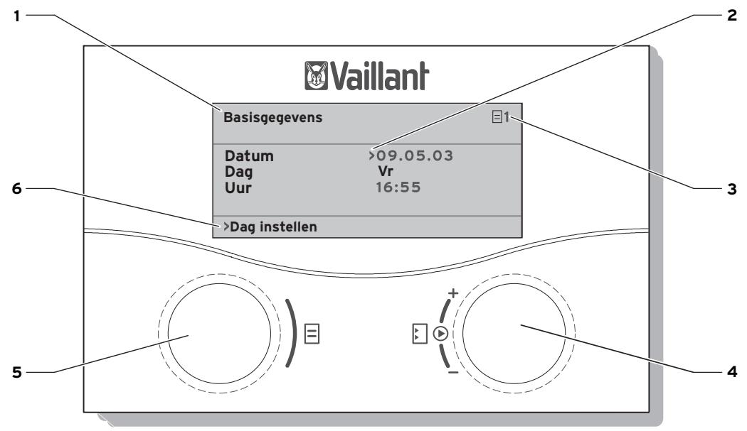 VAILLANT GEOTHERM PLUS - Dethermostatlearn kennen en bedienen - 1