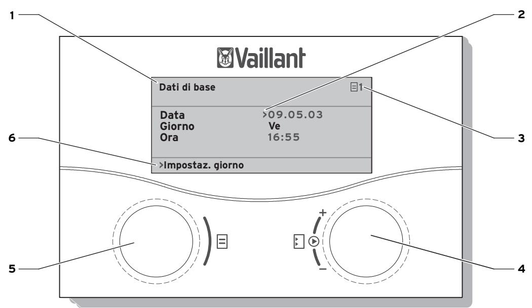 VAILLANT GEOTHERM PLUS - Informazioni sulla centralina e uso della stessa - 1