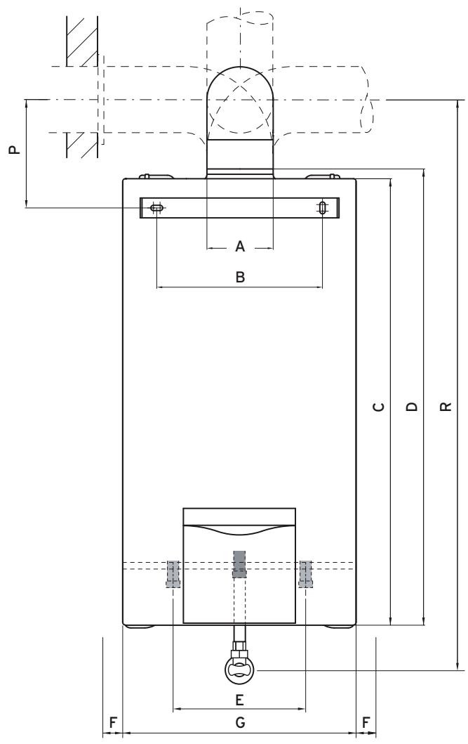 VAILLANT TURBOMAG - Dimensions - 1