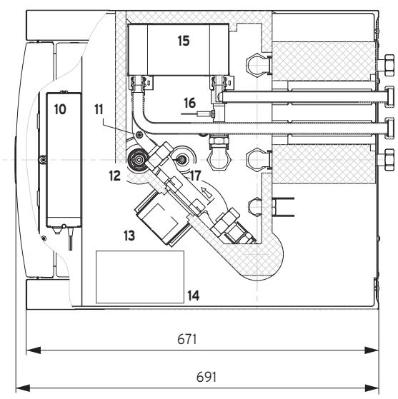 VAILLANT VIH K 300 - Dimensions de l'appareil et des raccordements - 3