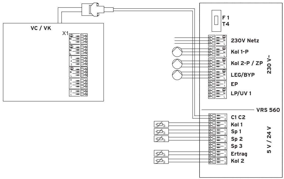 VAILLANT VRS 560 - Schéma hydraulique 2 - 4