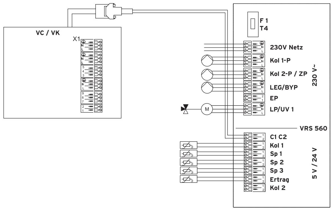 VAILLANT VRS 560 - Schéma hydraulique 1 - 4
