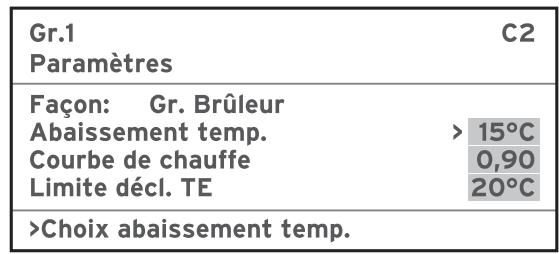 VAILLANT VRS 620 - Affichages des menus - 7