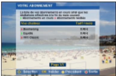 FREE BOITIER HD - - Gestion des abonnements - 16