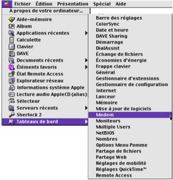 FREE CONFIGURATION DE L ACCES RTC SOUS MACOS 89 - 1