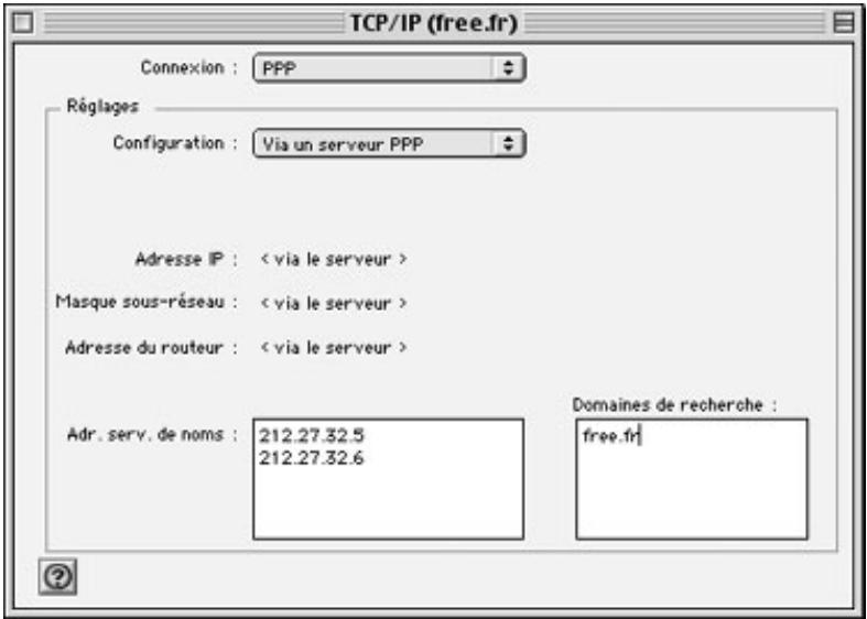 FREE CONFIGURATION DE L ACCES RTC SOUS MACOS 89 - 4