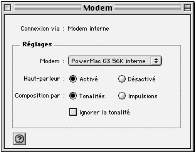 FREE CONFIGURATION DE L ACCES RTC SOUS MACOS 89 - 2