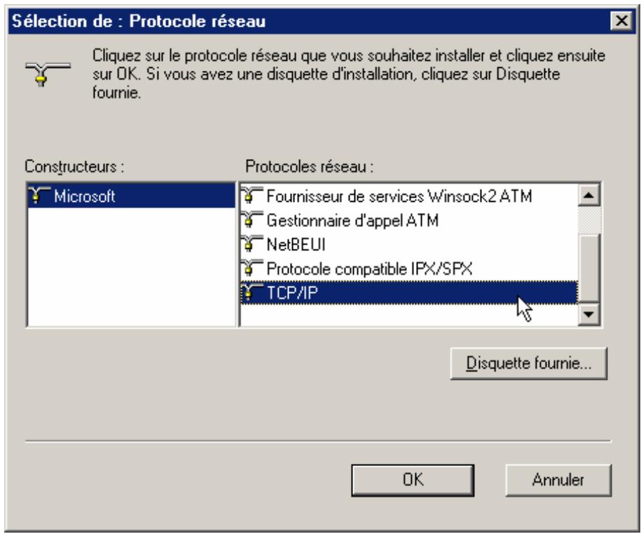 FREE BOX V1 - Support tcp/ip sous windows 95, 98 ou me. - 5