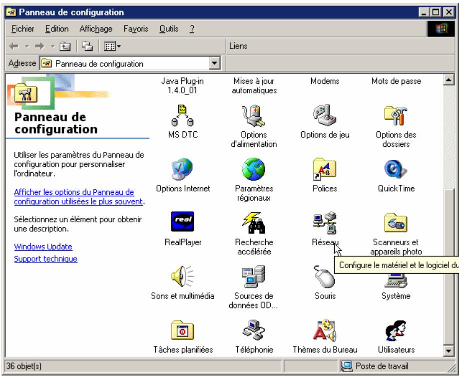 FREE BOX V1 - Support tcp/ip sous windows 95, 98 ou me. - 2