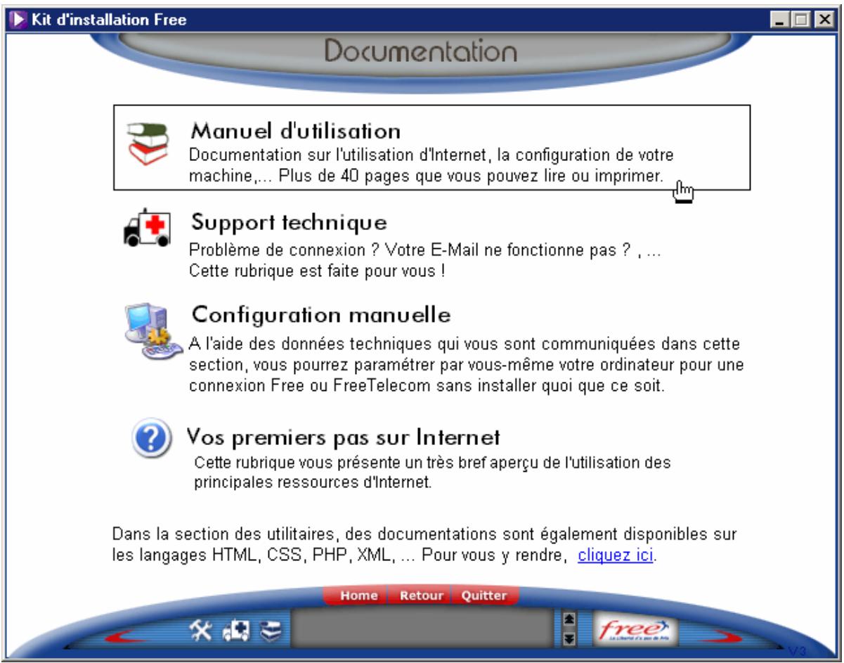 FREE BOX V1 - 5-2-1) Documentation présente sur le cd-rom de free - 1