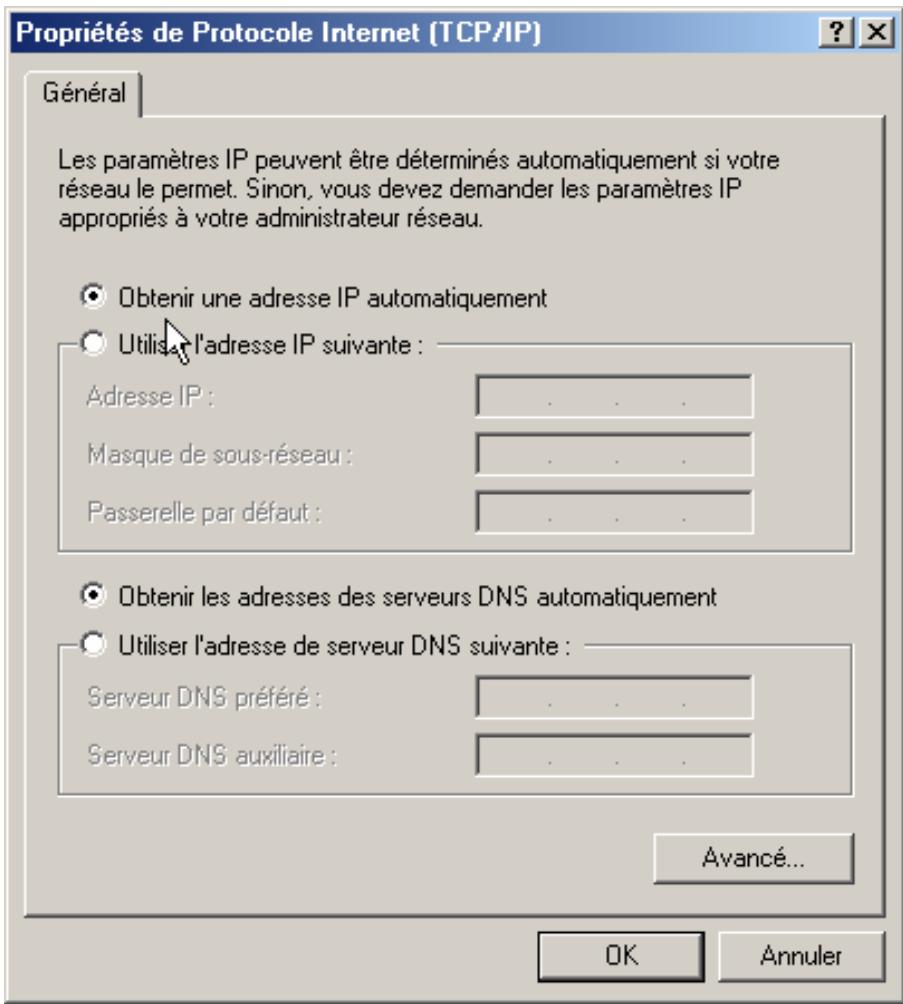 FREE BOX V2 - Support tcp/ip sous windows 2000 ou XP. - 6